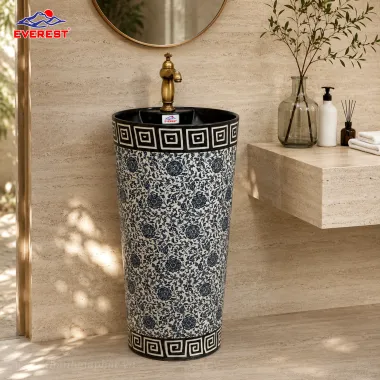 Chậu Sứ Mỹ Thuật Trụ EV-CĐC18