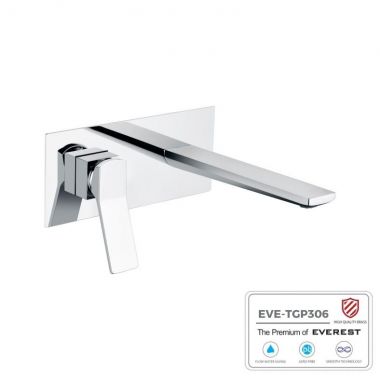 Vòi lavabo âm tường mạ chrome EVE-TGP306