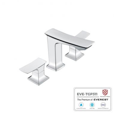 Vòi lavabo âm bàn bằng đồng mạ chrome EVE-TGP311