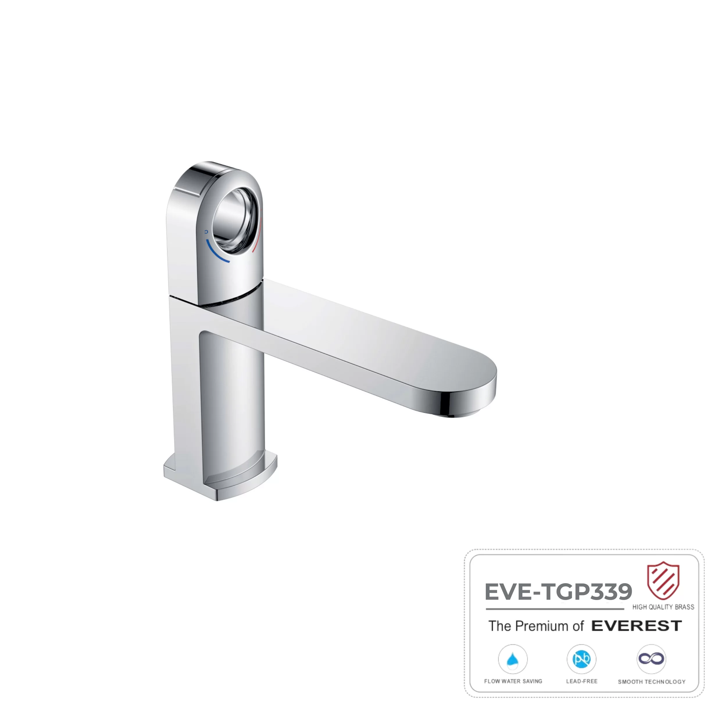 Vòi lavabo mạ chrome EVE-TGP339