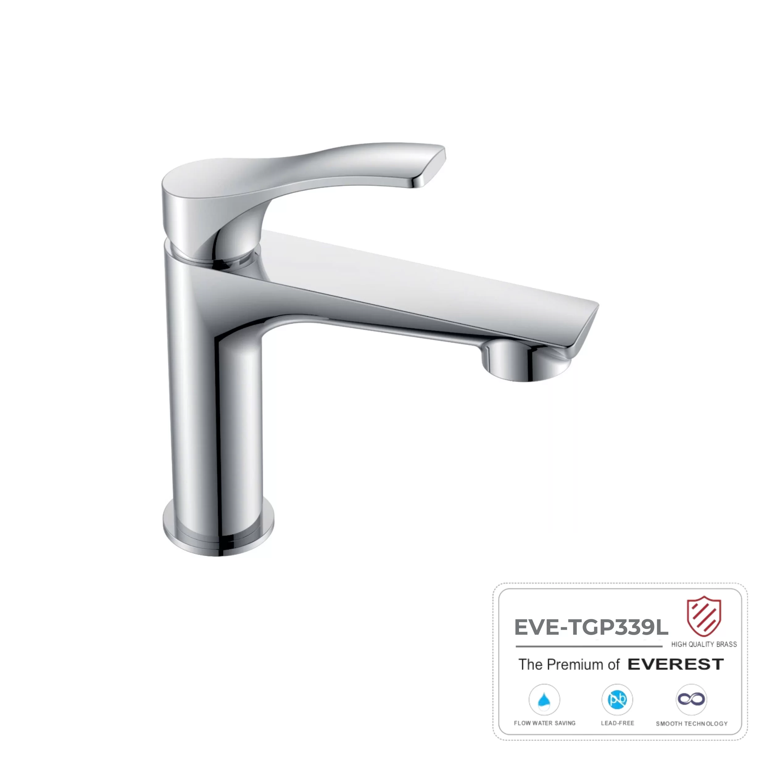 Vòi lavabo mạ chrome EVE-TGP339L