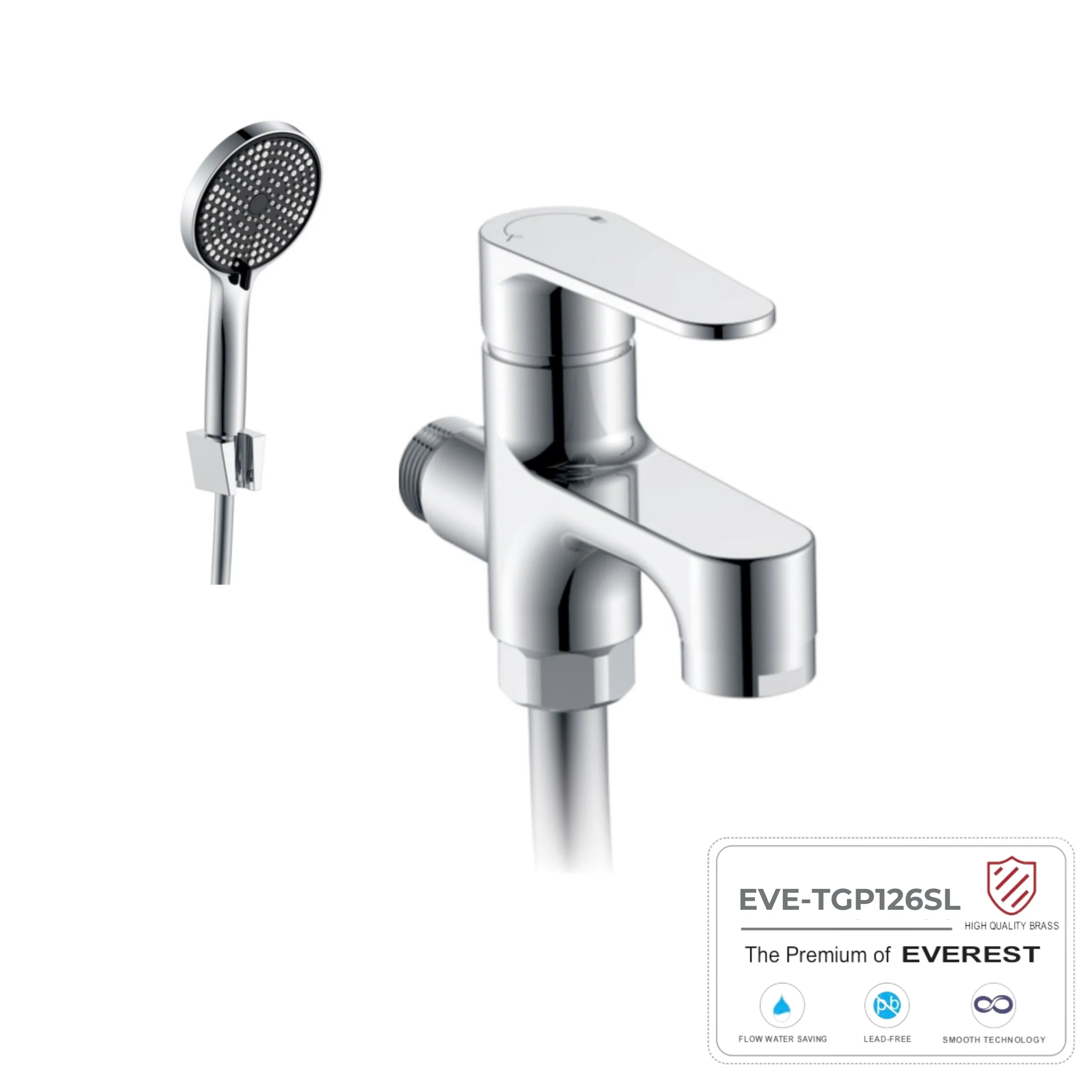 Sen tắm Lạnh Mạ Chrome EVE-TGP126SL