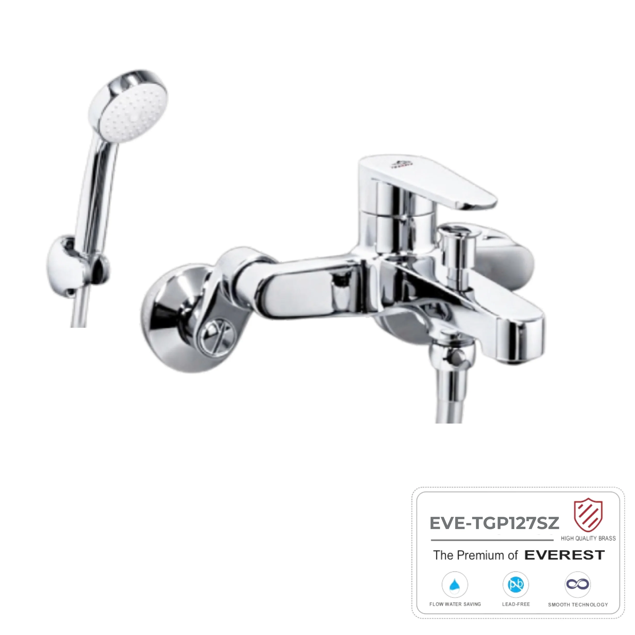 Sen tắm mạ chrome EVE-TGP127SZ