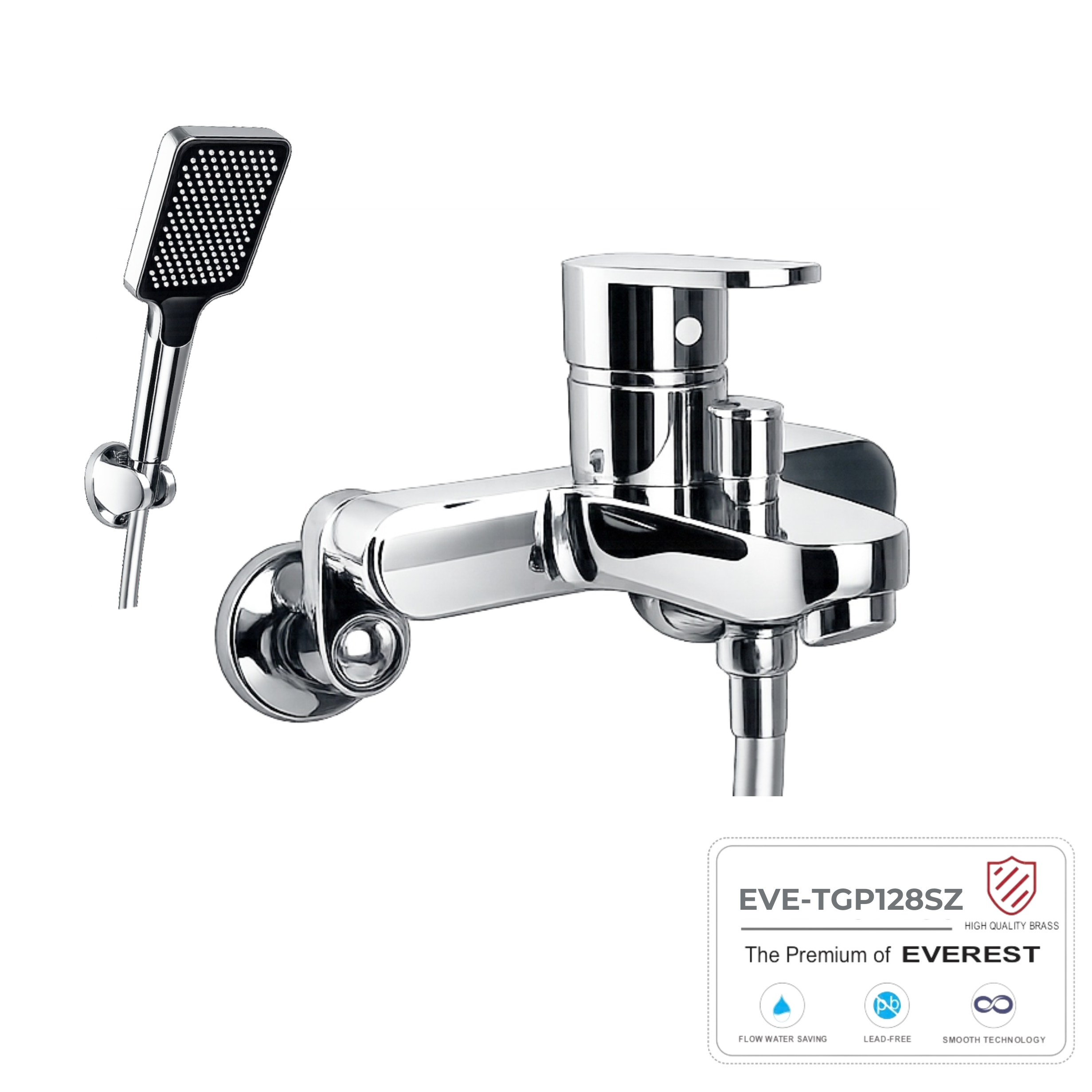 Sen tắm mạ chrome EVE-TGP128SZ