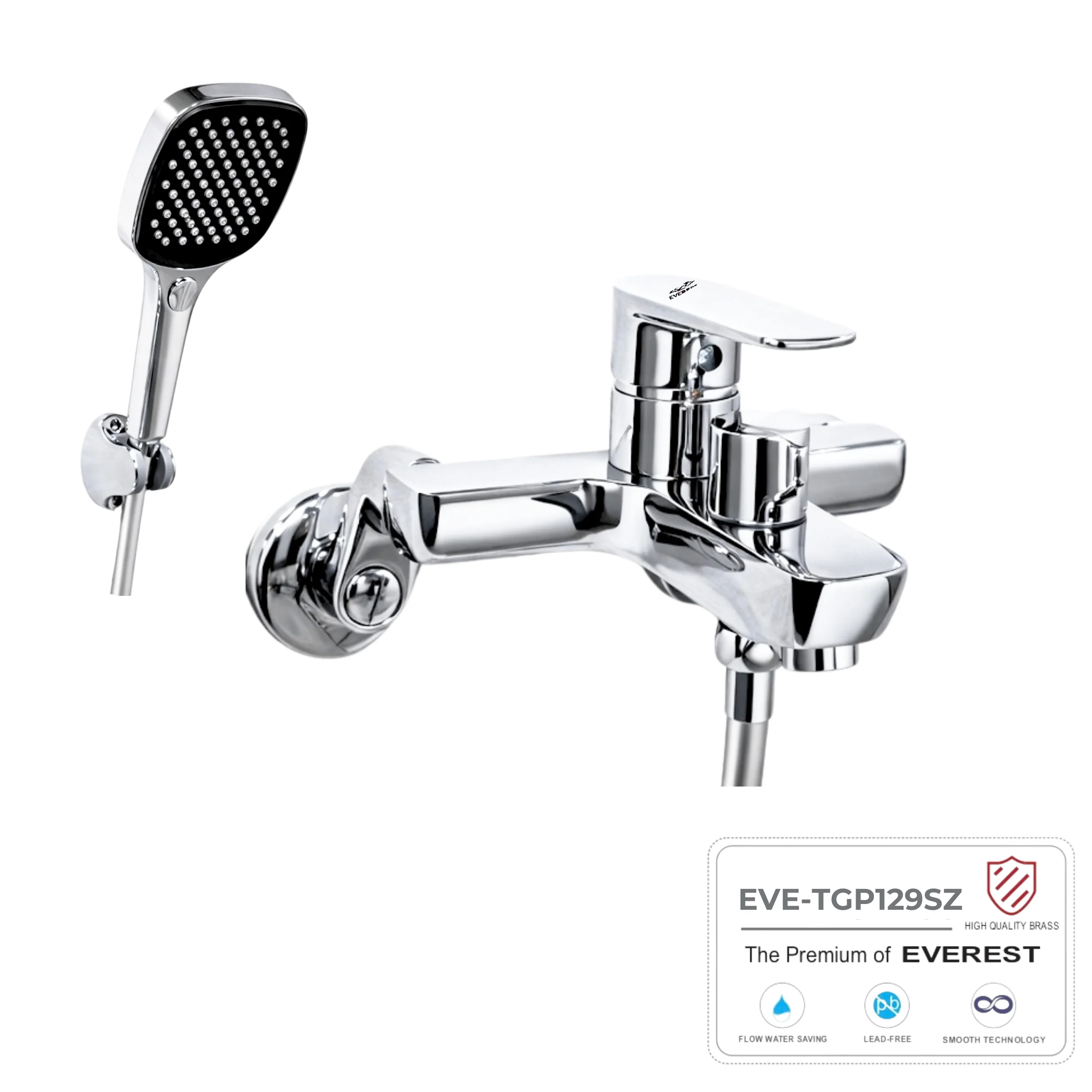 Sen tắm mạ chrome EVE-TGP129SZ