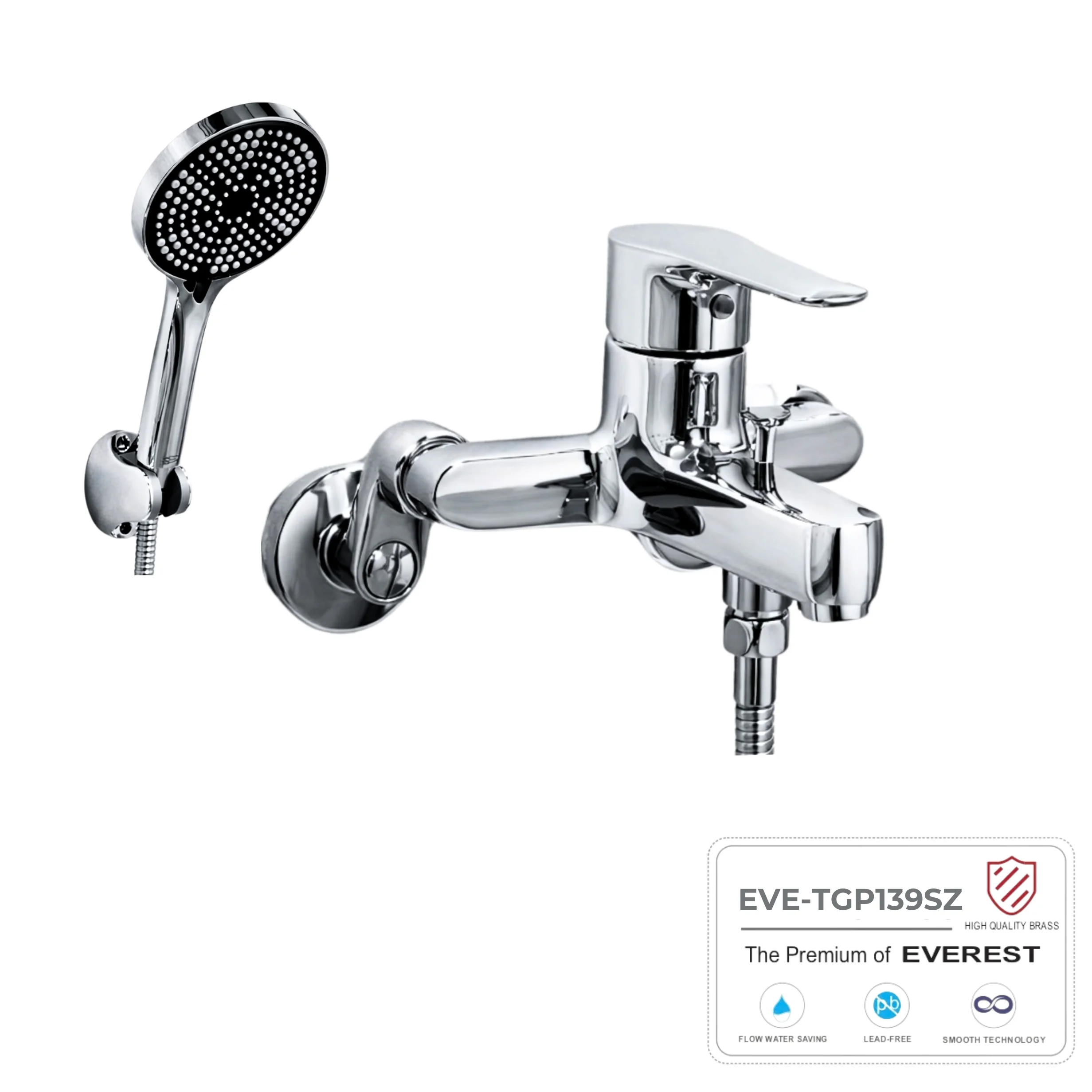 Sen tắm mạ chrome EVE-TGP139SZ