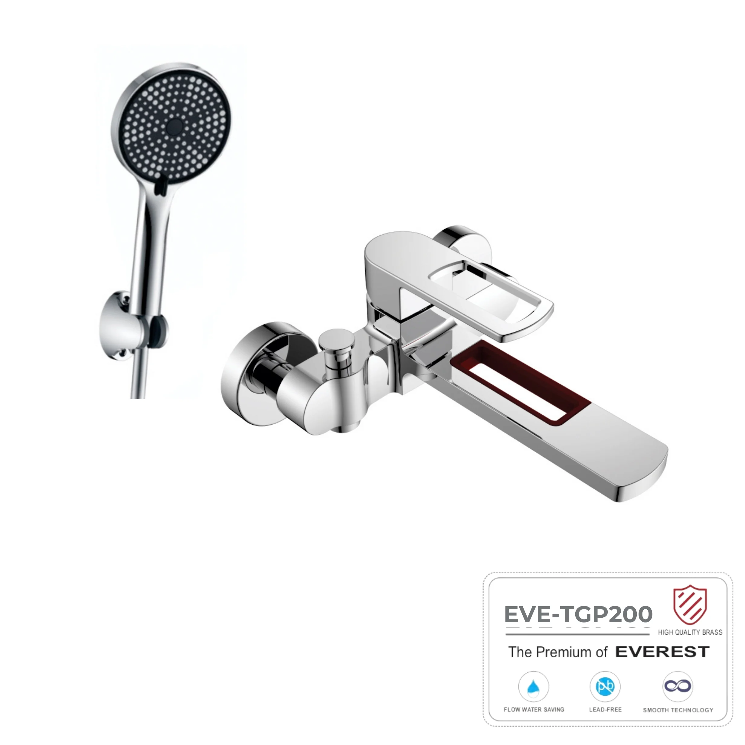 Sen tắm mạ chrome EVE-TGP200