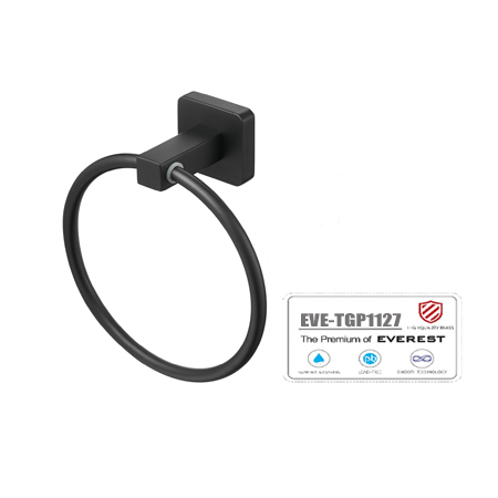 Vòng Treo Khăn Mạ Niken Đen EVE-TGP1128