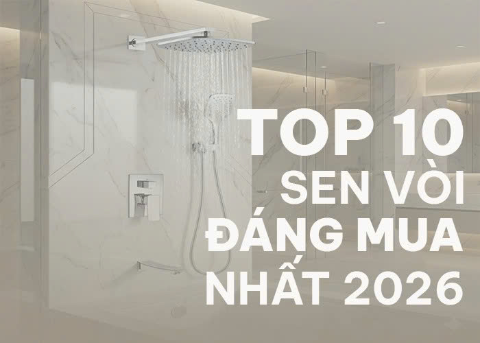 Top 10 Sen Vòi Đáng Mua Nhất 2026