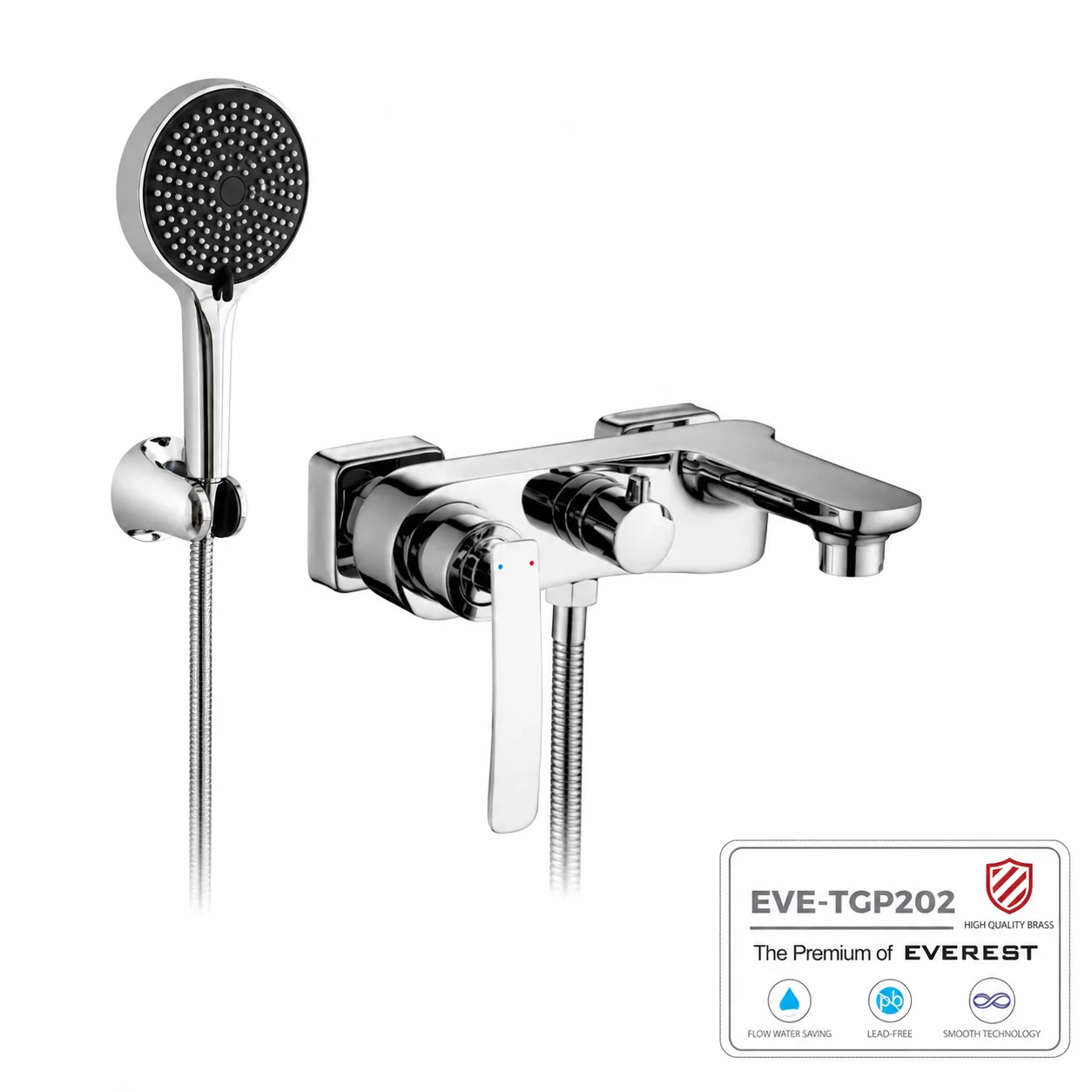 Sen tắm mạ chrome EVE-TGP202
