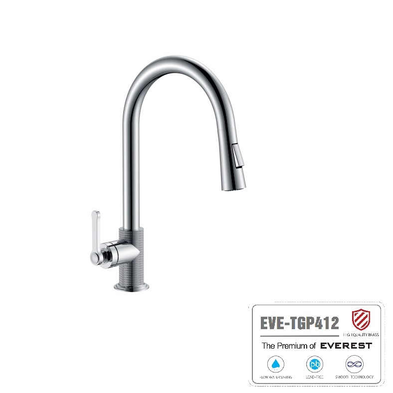 Vòi Chậu Chén mạ chrome EVE-TGP412